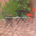 Ensembles de jardin de café / café Acacia Wood de 3 pièces de haute qualité